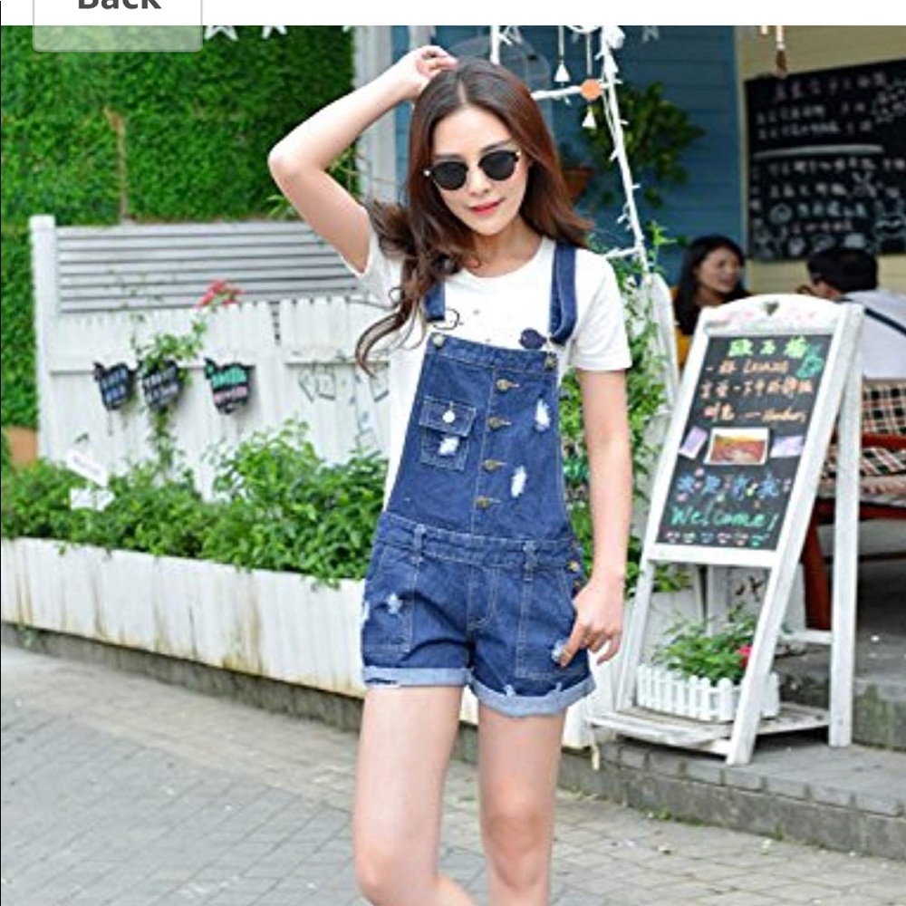Distressed Overalls